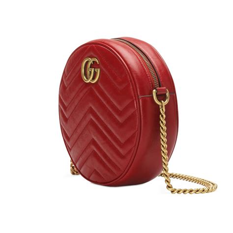 gucci marmont mini round black and red|Gucci Marmont small price.